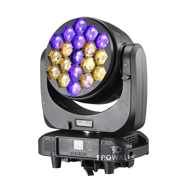 Luz LED gráfica FX de lavagem de feixe B-eye 19x10w