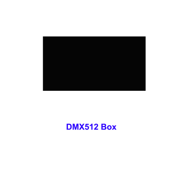 USB Software Luce Illuminazione Controller DMX Scatola DMX512