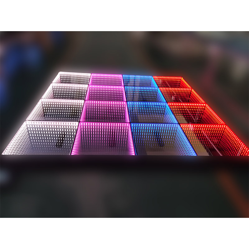 high quality 3D Mirror Party led Dance Floor