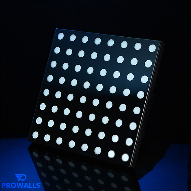 Pista de baile digital LED iluminada por estrellas de píxeles portátiles ligeros